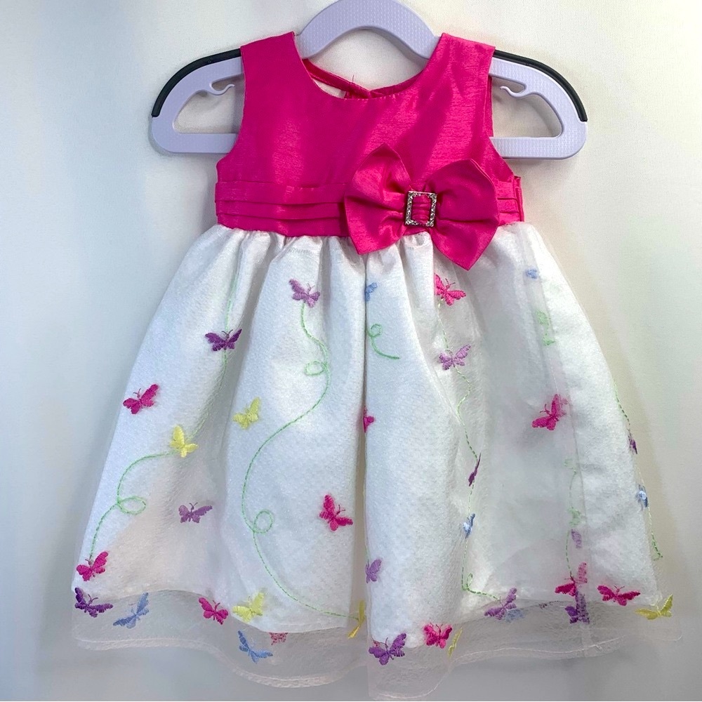 New Horizons Baby Girl Dress. Size 12 Month.